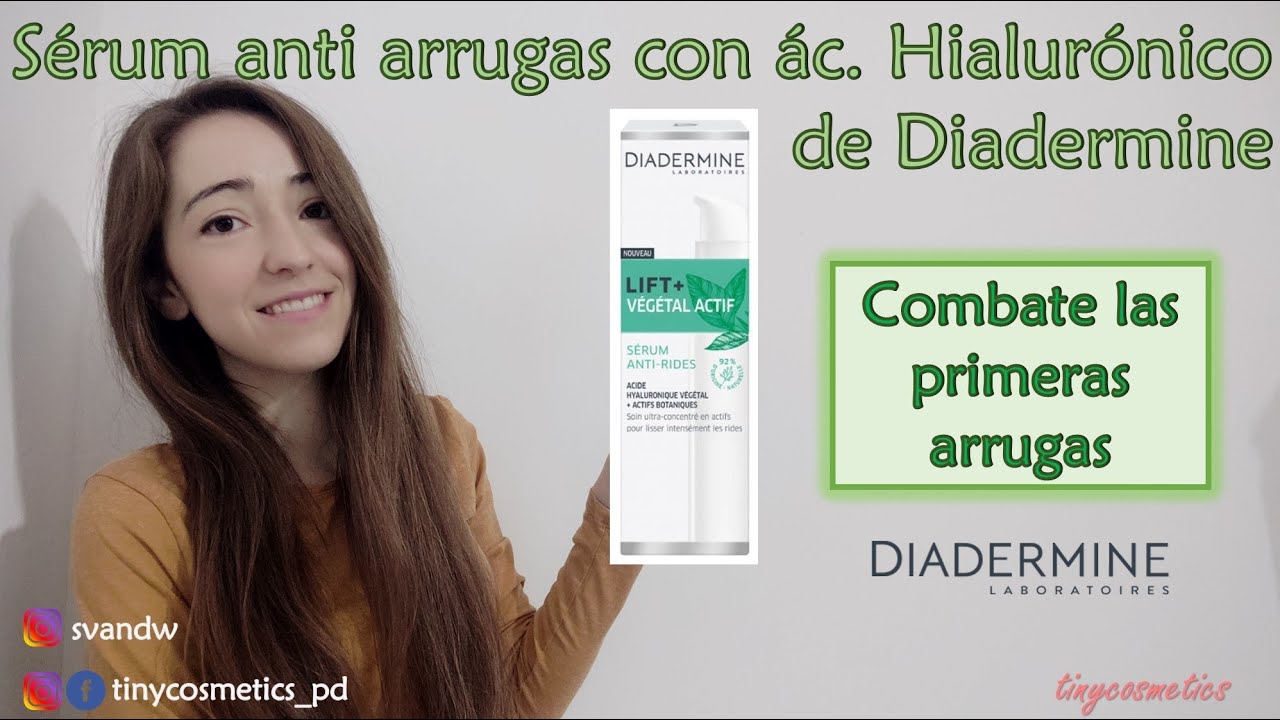 Nuevo Diadermine Sérum Facial Anti Arrugas con Ácido Hialurónico Lift+ Végétal Actif {tinycosmetics}