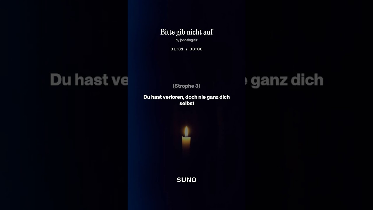 Bitte gib nicht auf