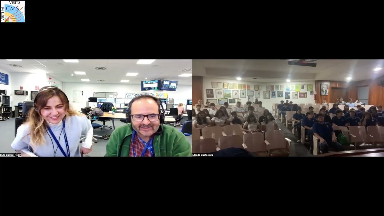 CMS Virtual Visit from Mexico, European Researchers Night, 2025.09.26.