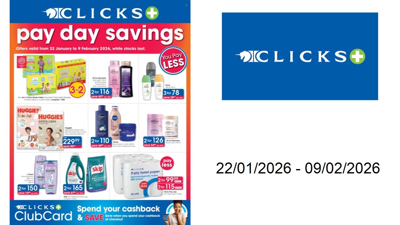 Clicks specials - 22/01/2026 - 09/02/2026