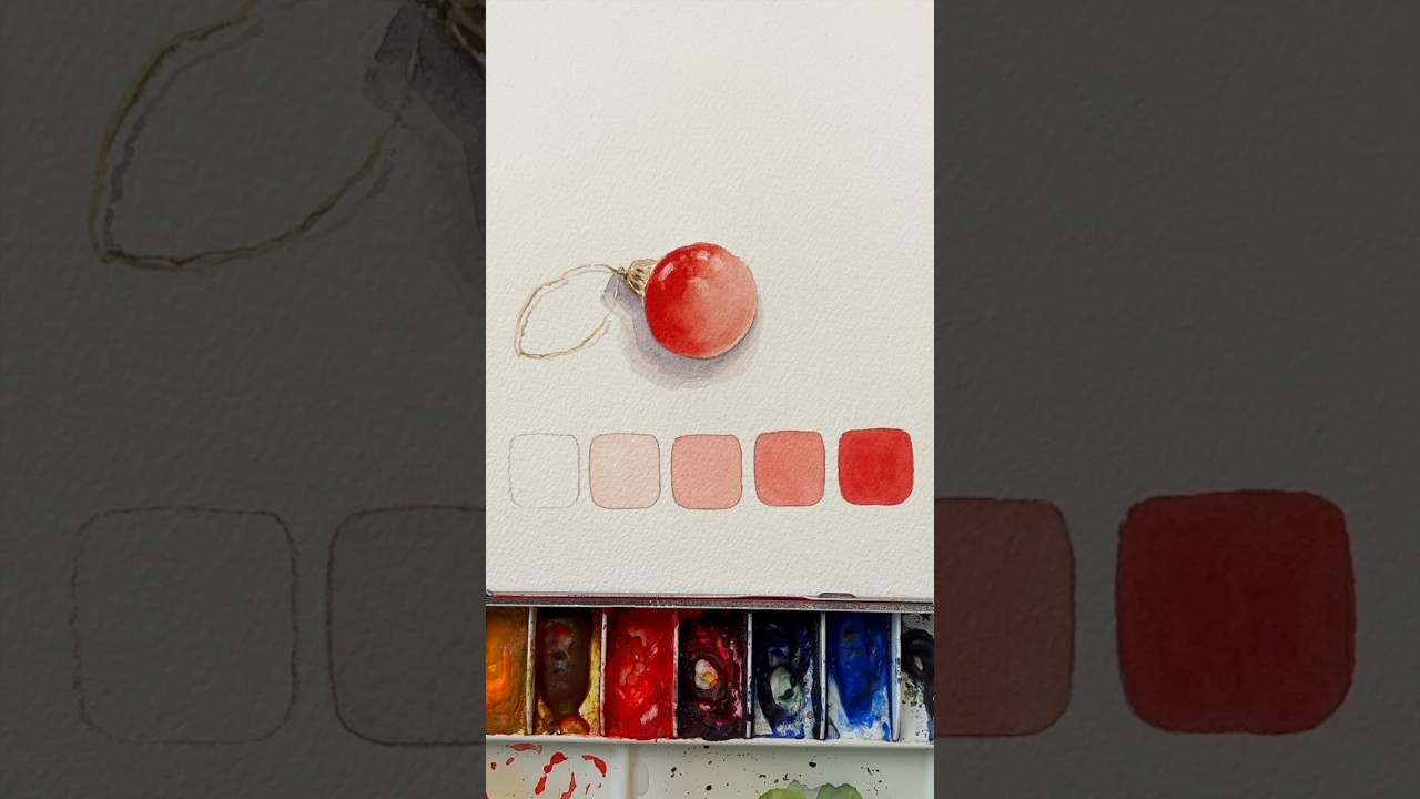 Value is how light or dark a color is #watercolortutorial #arttutorial #watercolorpainting