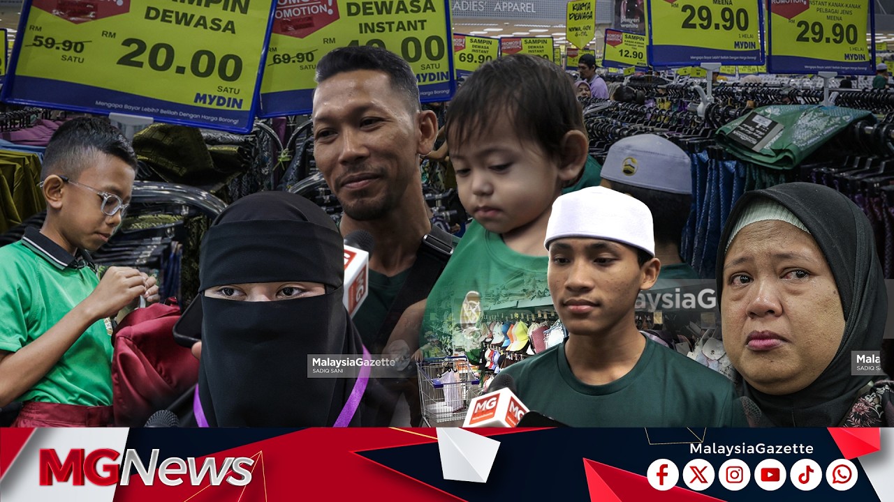 Sebak Terima Bantuan PEKEMA, Anak Asnaf Syukur di Program Shopping Raya 2026