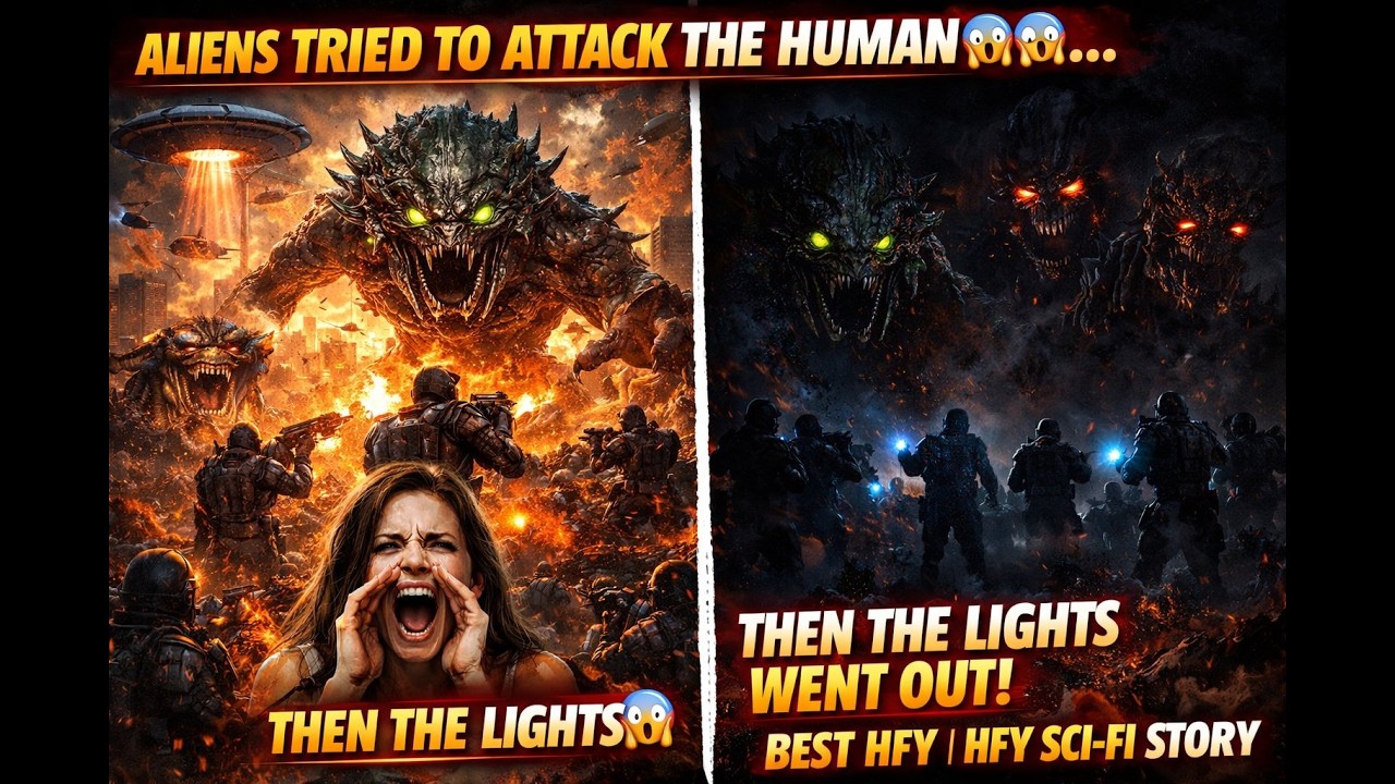 Alines Tried to Attack the Human😱😱… Then the Lights Went Out| Best HFY  | HFY SCI-FI Story