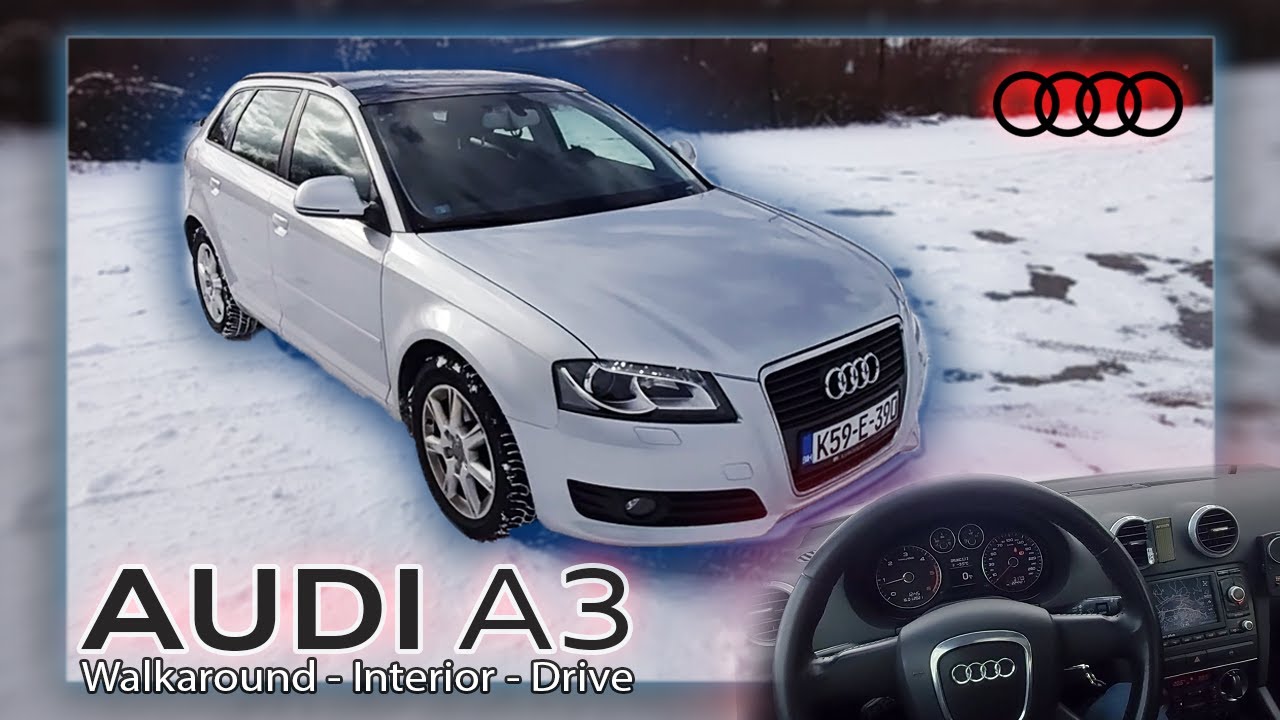 Audi A3 Sportback [8P] - Walkaround, Interior, Start-up & Drive