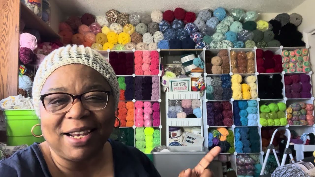 Craft room-Crochet- Conversation.  #crochet  #podcast 