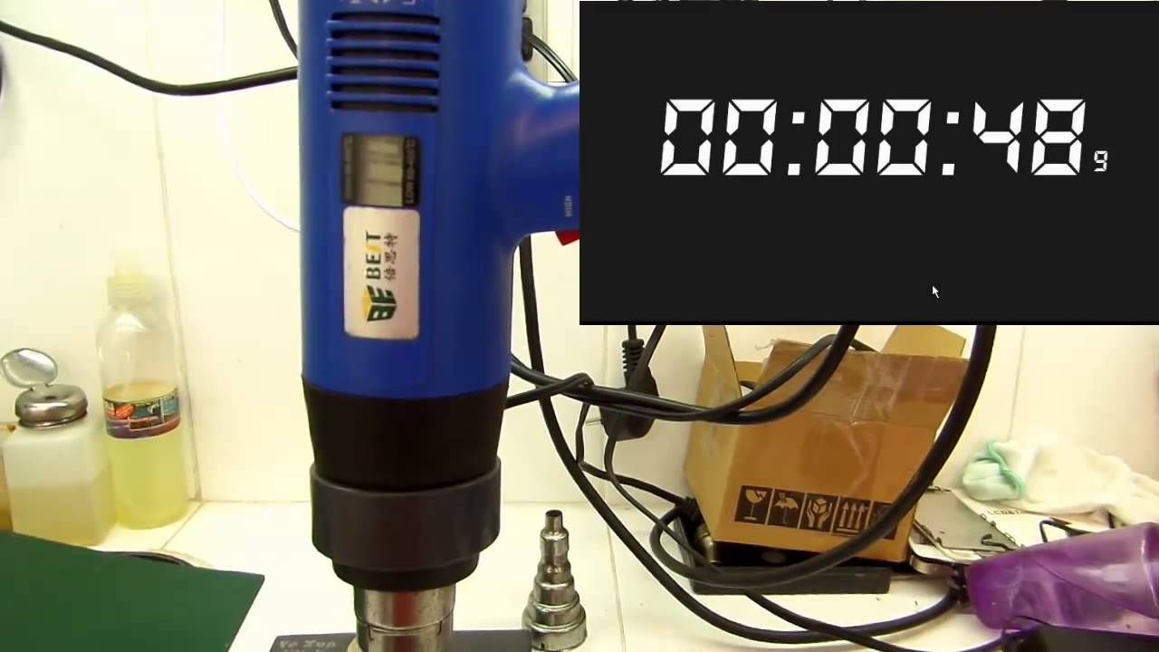 técnica o truco para revivir cualquier teléfono por golpe con  estación de calor s5 mini dead