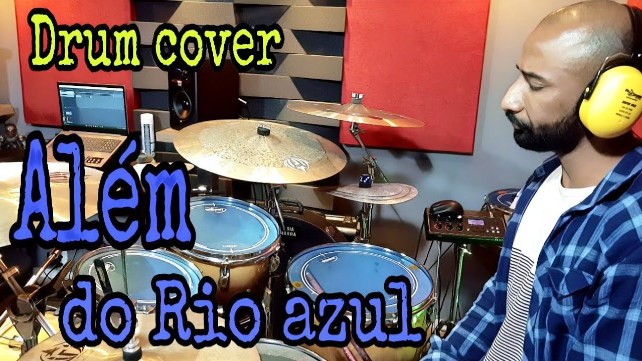 Além do Rio azul  - Drum Cover  - Versão  Júlia Vitória ao vivo