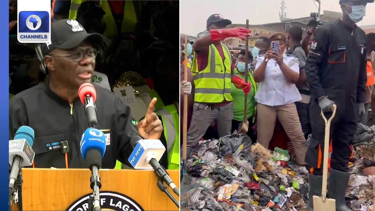 Gov Sanwo-Olu Flags Off Re-Introduction Of Monthly Environmental Sanitation Exercise