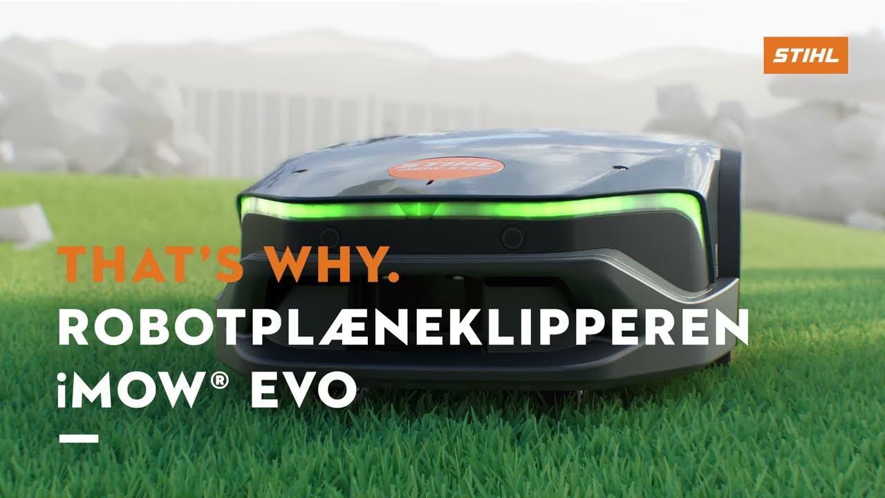 STIHL iMOW EVO robotpl&aelig;neklipper I M&oslash;d n&aelig;ste generation