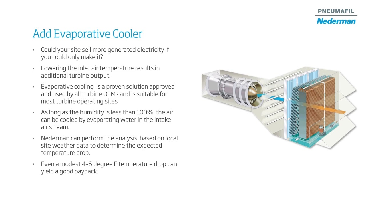 Gas Turbine Retrofits - Installing Evaporative Coolers, Media, and Components