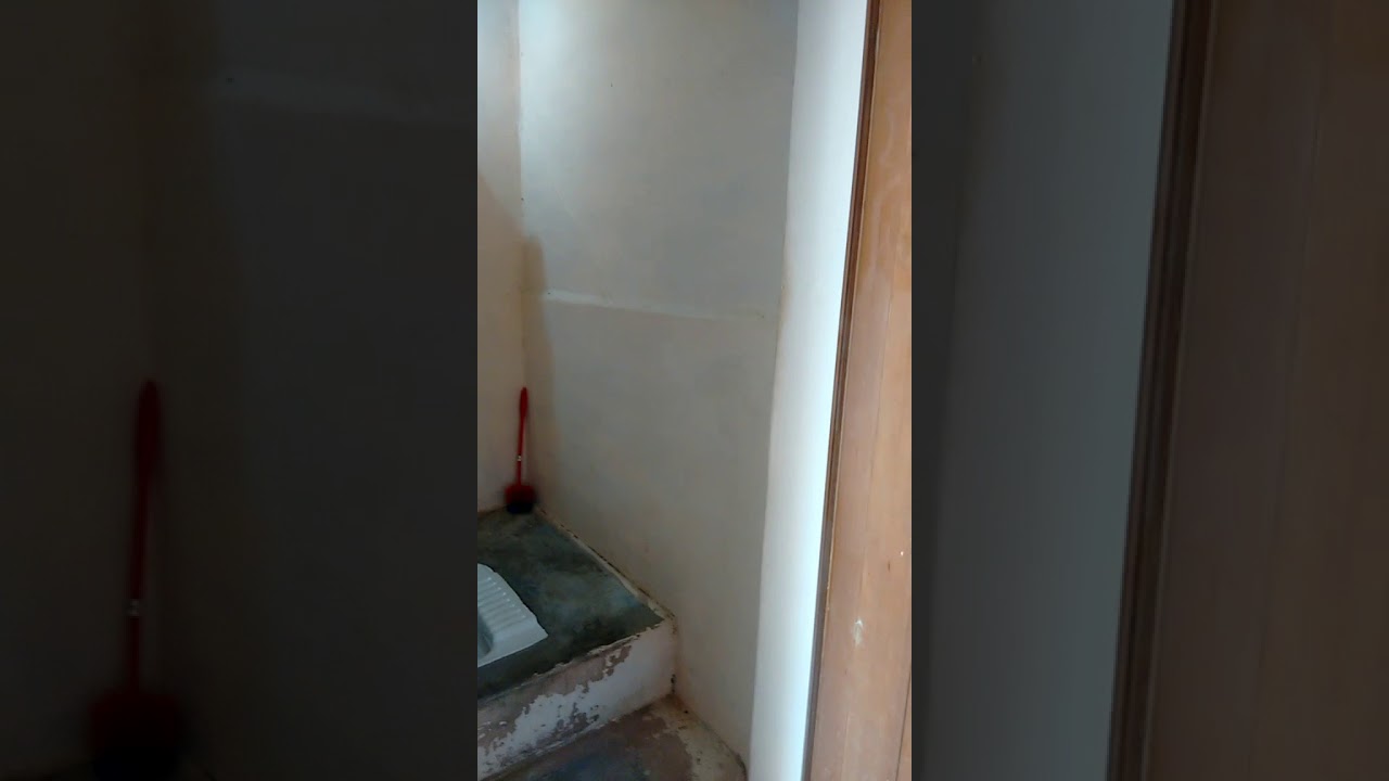 Indian squat toilet tour.