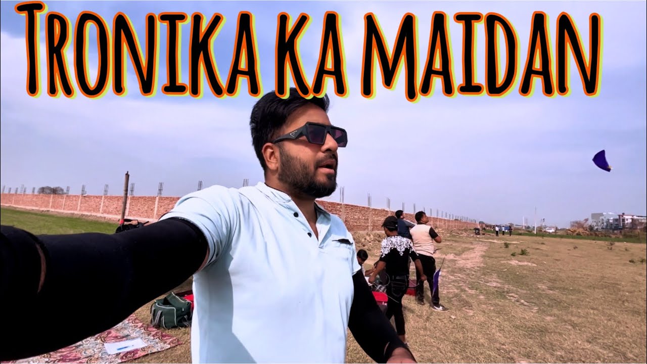 Tronika city ki building me cut hui saari patang milan walon ki🤣😂|| kite fighting video ||#kite 