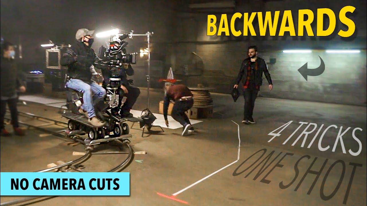 We shot this ENTIRE Magic Trick in Reverse!!