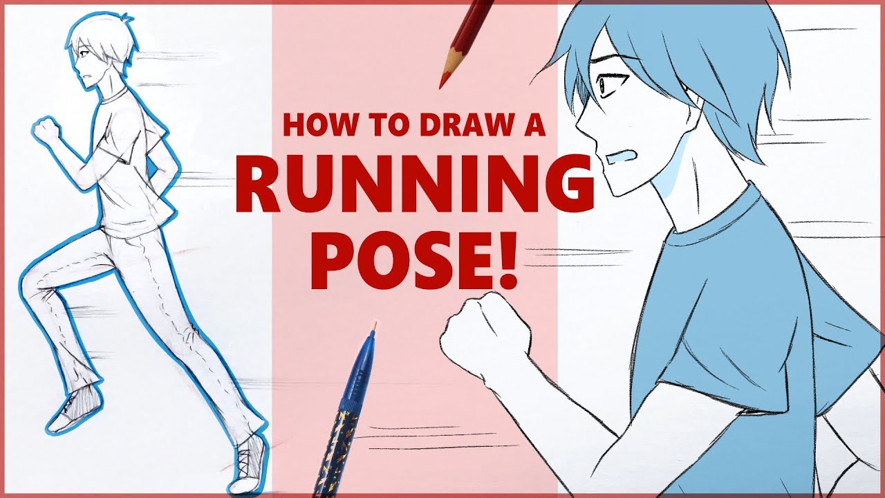 How to Draw a Running Pose!