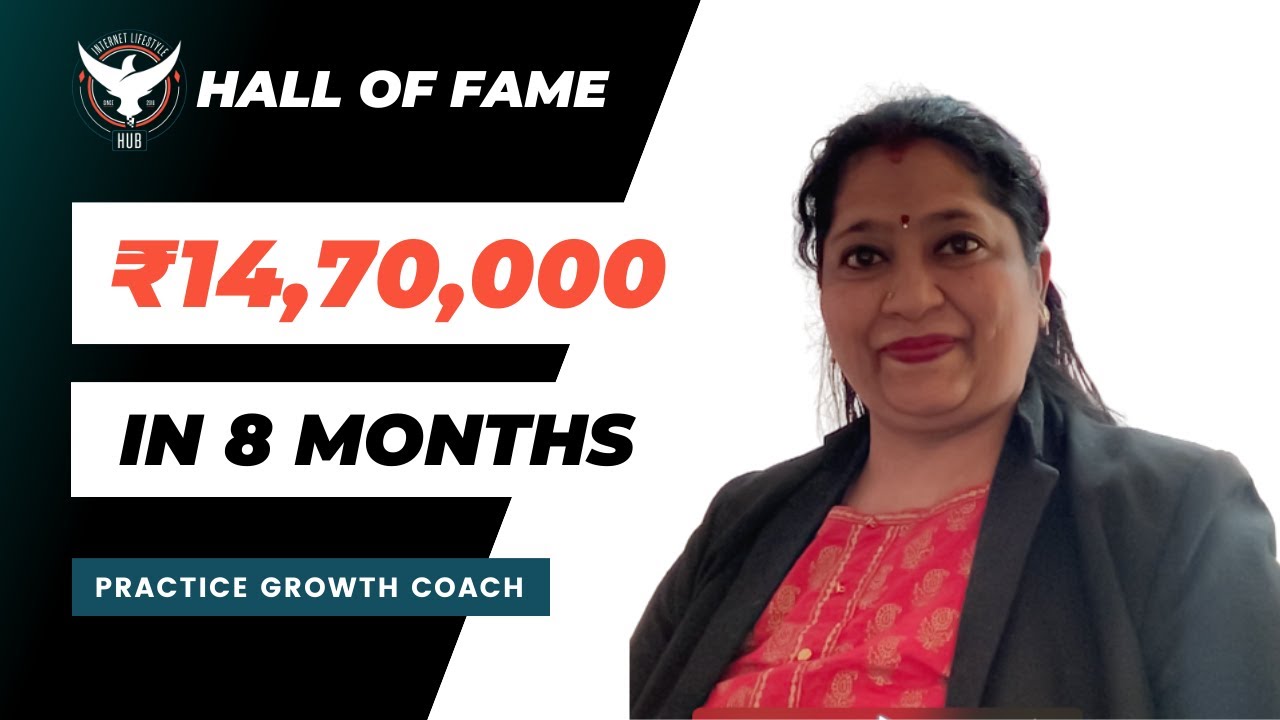 Practice Growth Coach Vidhya Prakash Achieves ₹14.7 Lacs in 8 Months!
