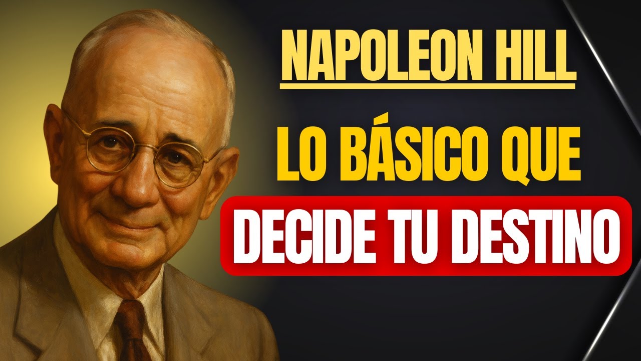 Napoleon Hill revela: lo básico que parece inofensivo, pero decide tu destino
