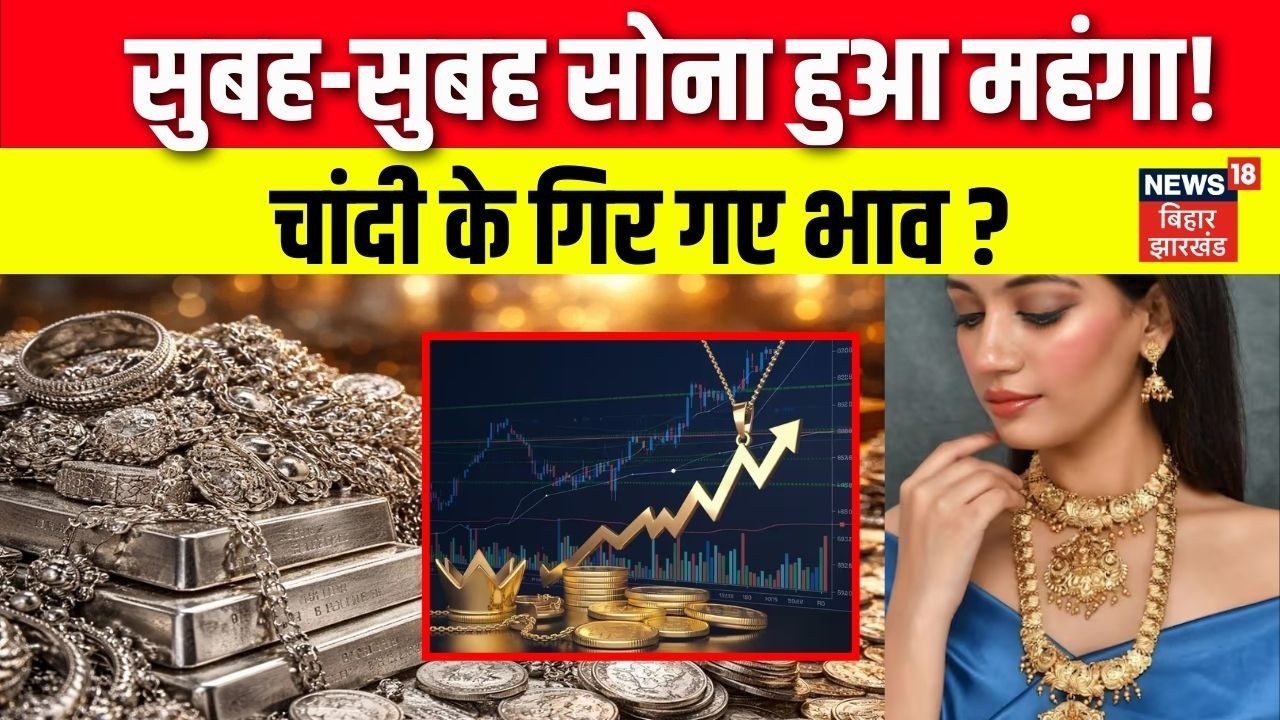 Gold Silver Price Today : सुबह-सुबह सोना हुआ महंगा! चांदी के गिर गए भाव? | Gold Silver Rate | N18V