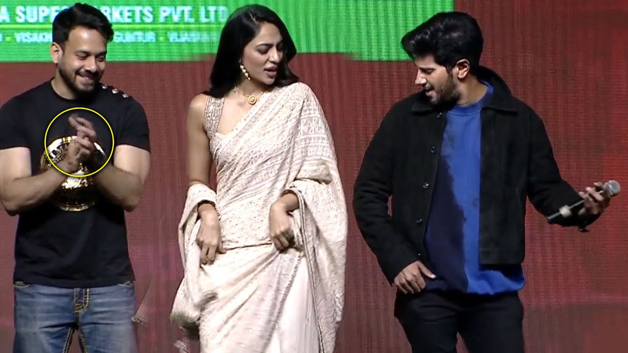 Dulquer Salmaan and Sobhita Dhulipala SUPERB Dance Performance at Kurup Movie Pre Release | FL