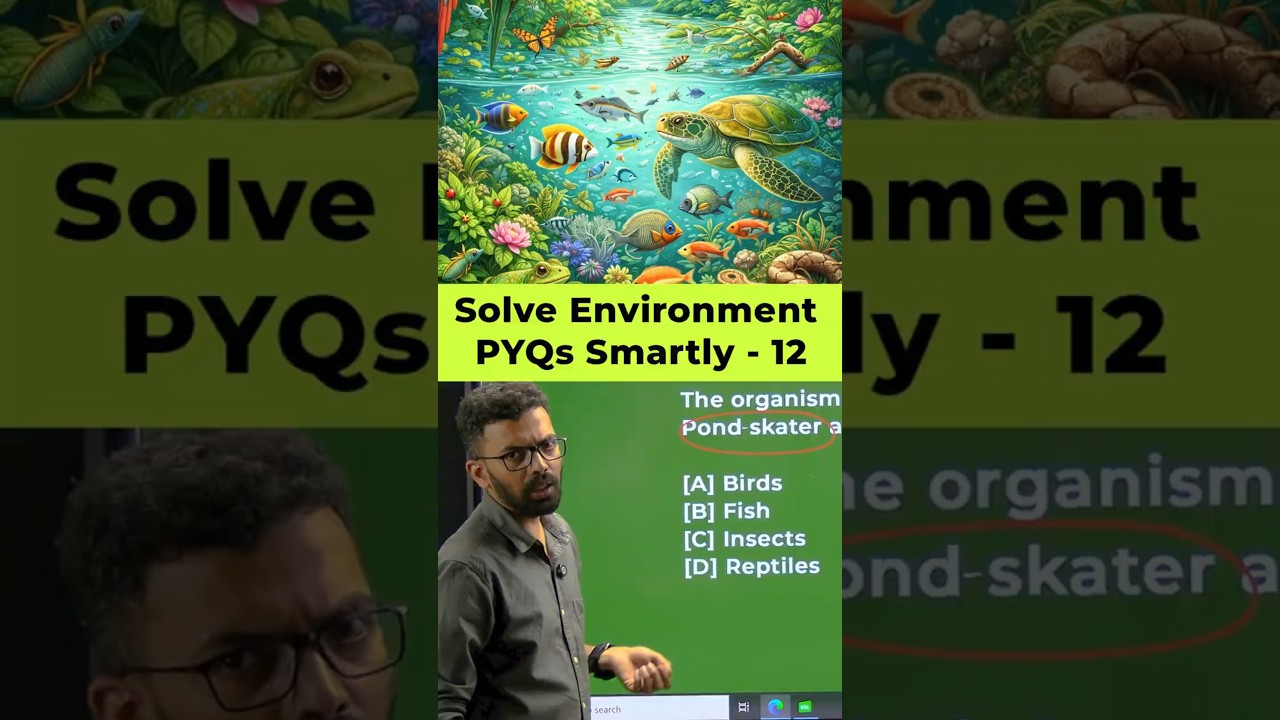 Solve Environment PYQs Smartly - 12 | Ashrey Sir| R.C.Reddy IAS Study Circle