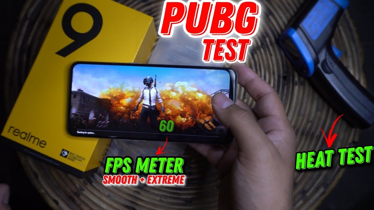 Realme 9 4G Pubg Test with Fps Meter & Heat Test