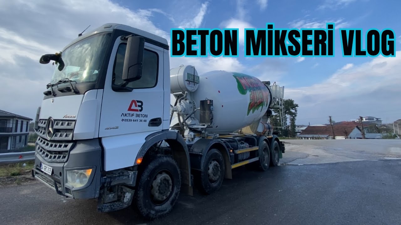 KÜMES İNŞAATINA BETON DÖKTÜK / BETON MİKSERİ VLOG