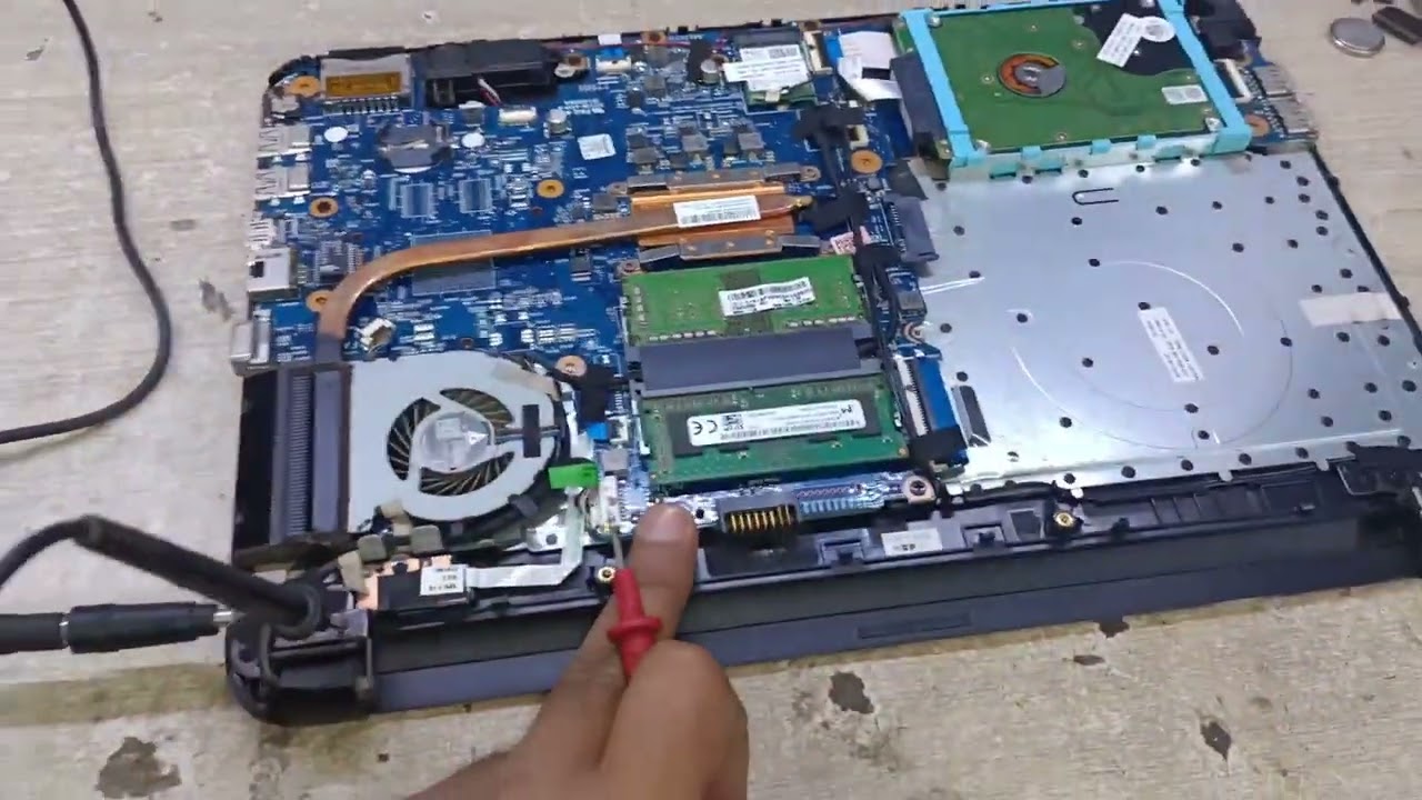 HP 348 G3 Laptop Not Turning on Solution - PCH Short - 3 Volt Area Short - Bios pin number 8 short