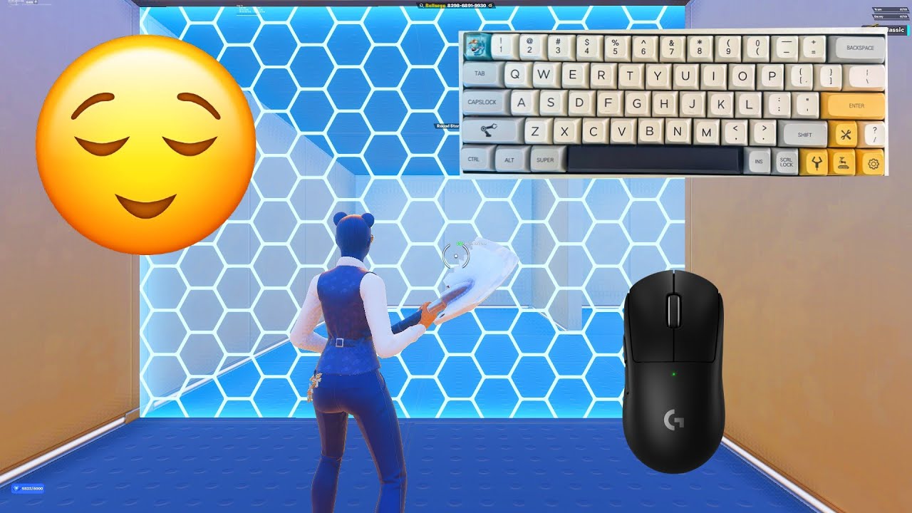 $350 Custom Keyboard ASMR 😴 1v1 Piece Control 👑Satisfying Keyboard Fortnite 360 FPS 4K
