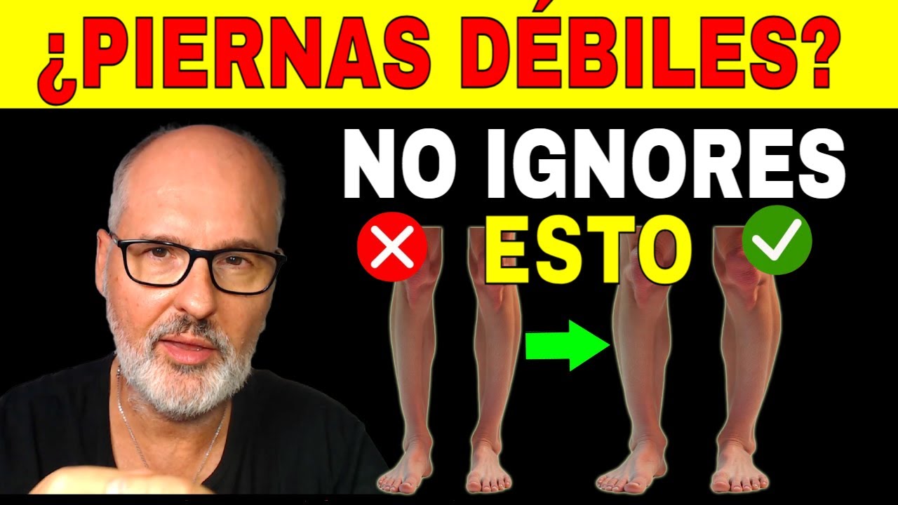 PIERNAS DÉBILES: 10 ALIMENTOS que NECESITAS YA