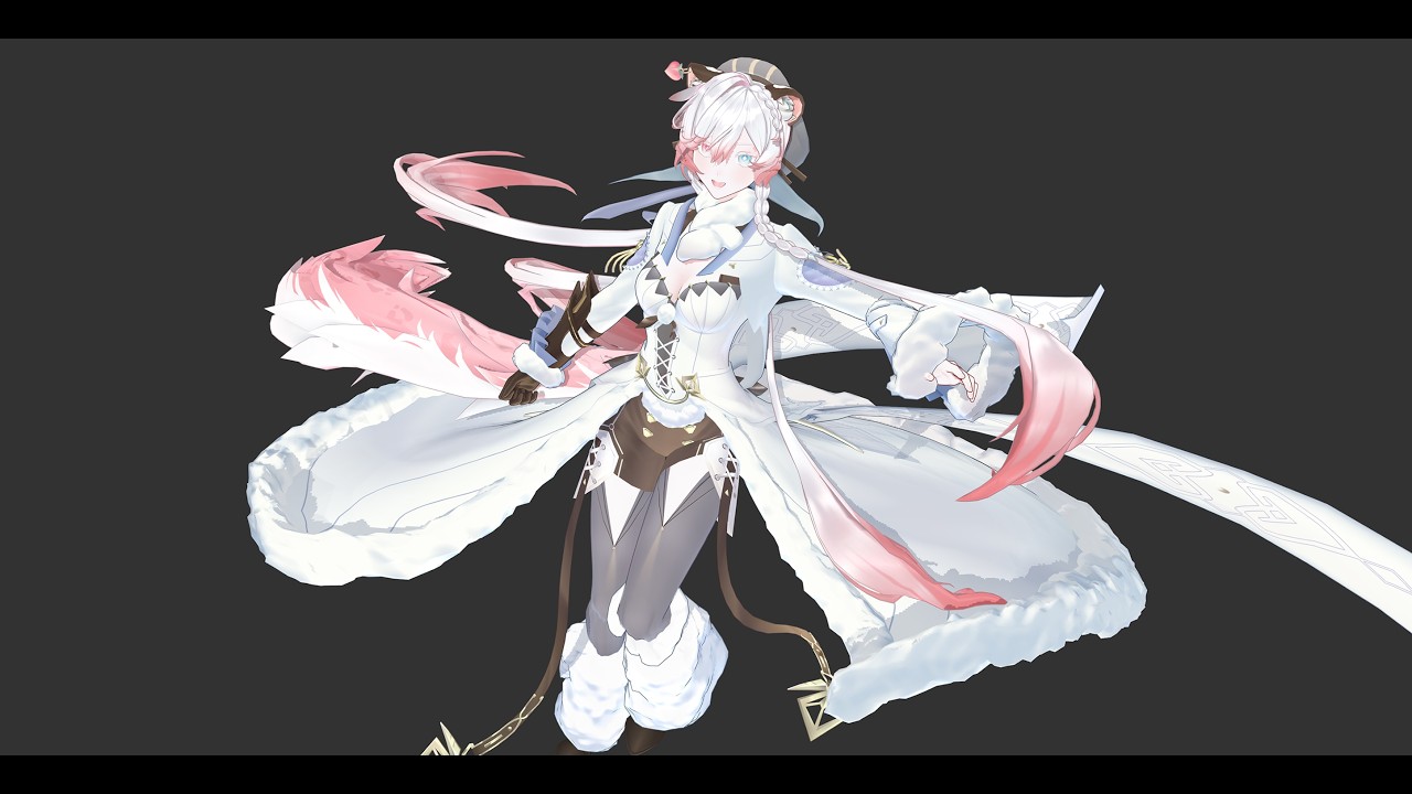 What does high-precision MMD physics with over 1800 bones look like