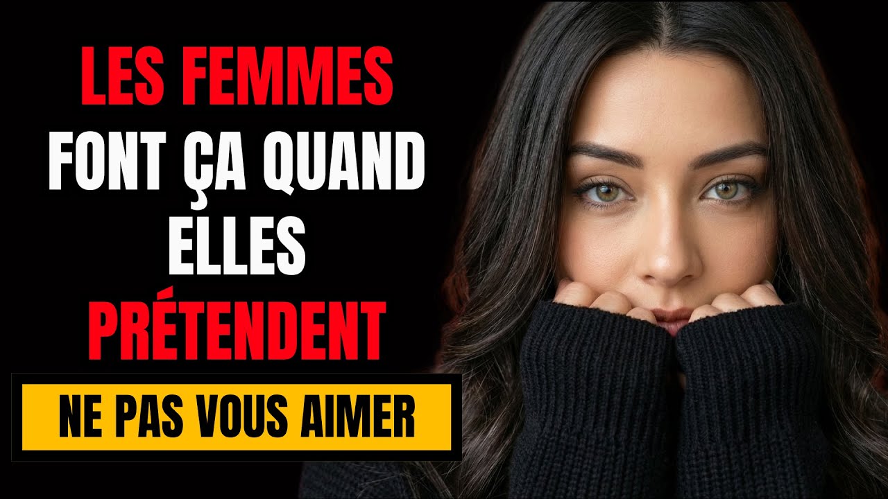 97 % des femmes font ÇA quand elles PRÉTENDENT ne pas vous aimer