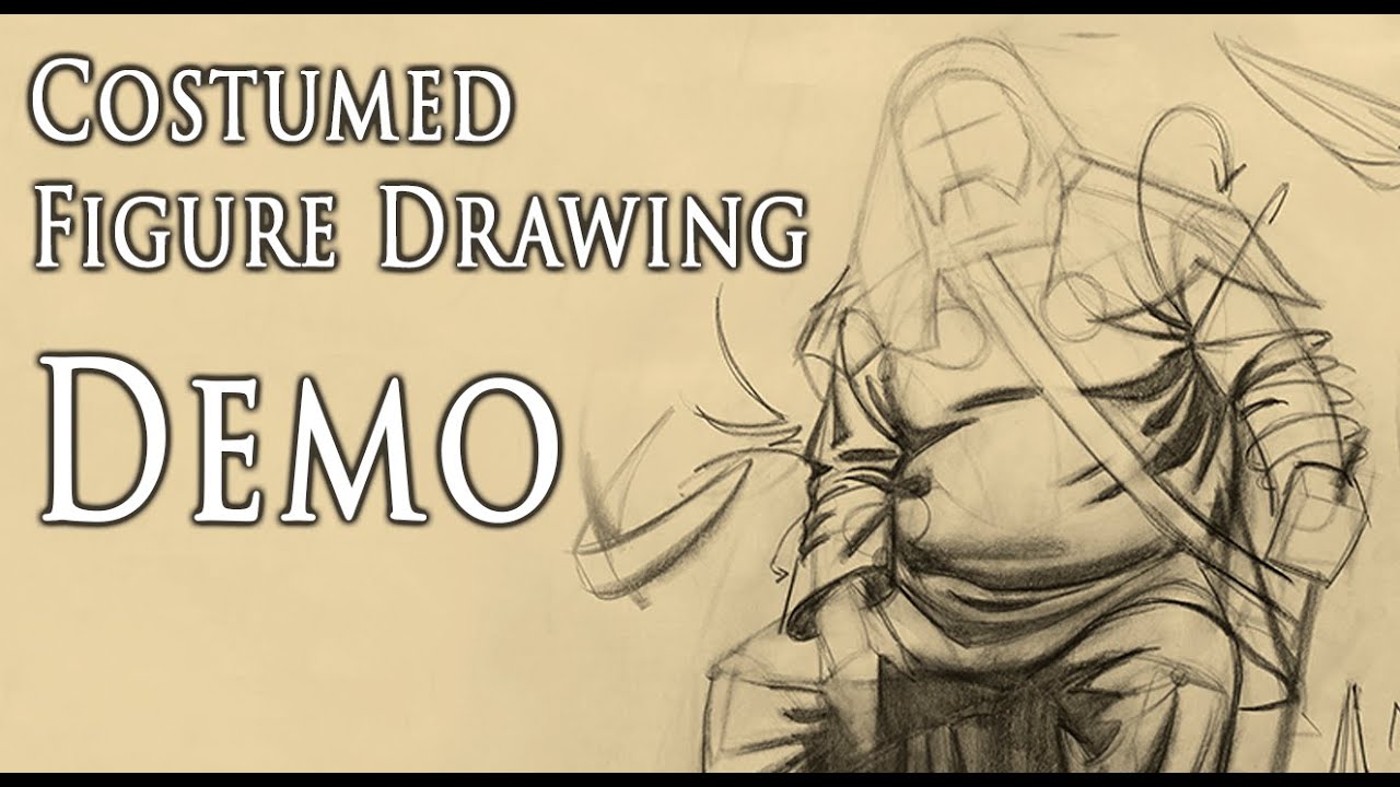 Costumed Figure Drawing Demo with E.M.  Gist - Watts Weekly