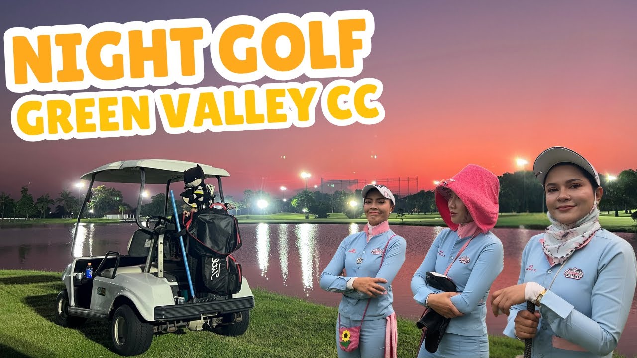 Night Golf in Bangkok | Awesome Evening Playing One of the Best Party Courses in Bangkok Thailand