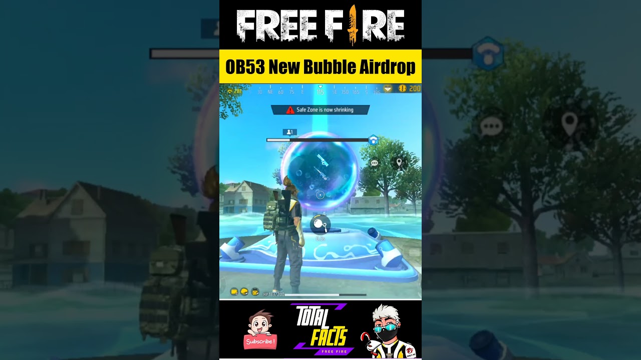 OB53 Update New Bubble Airdrops 😵🫧 Free Fire
