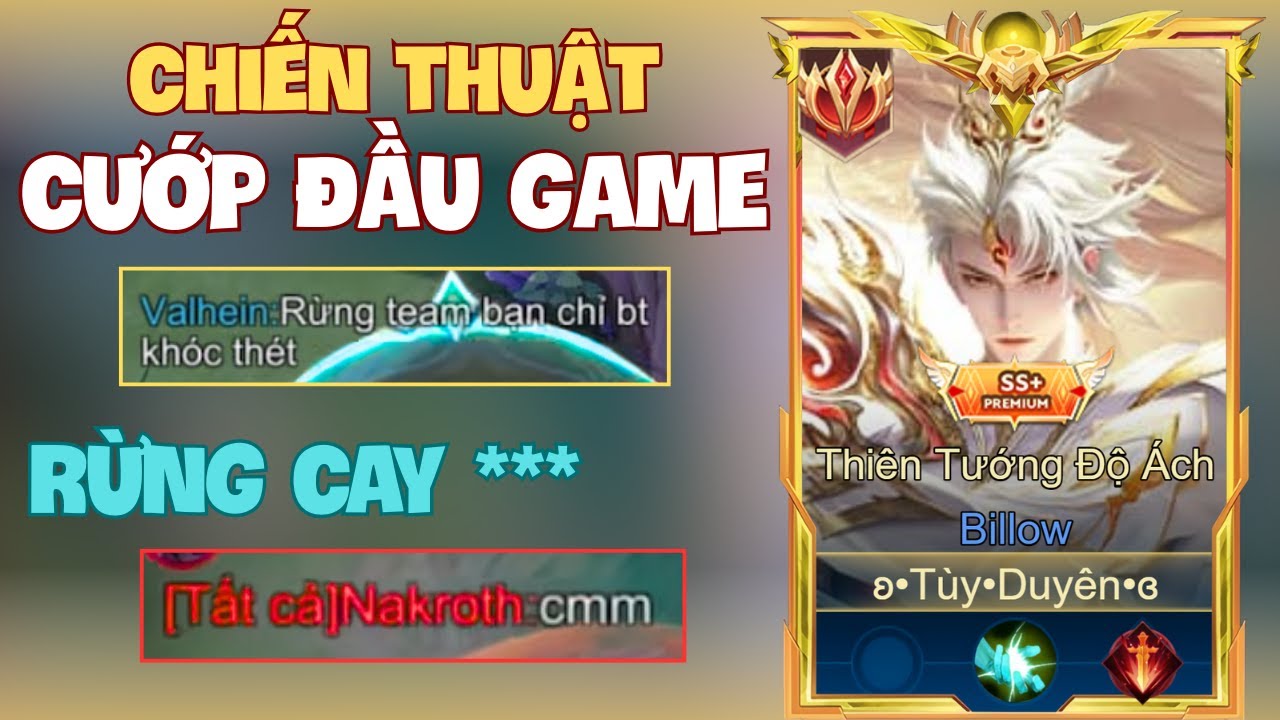 C.Ư.Ớ.P Rừng Đầu Game - Nakroth Cay Cú C.H.Ử.I T.H.Ề - Liên Quân