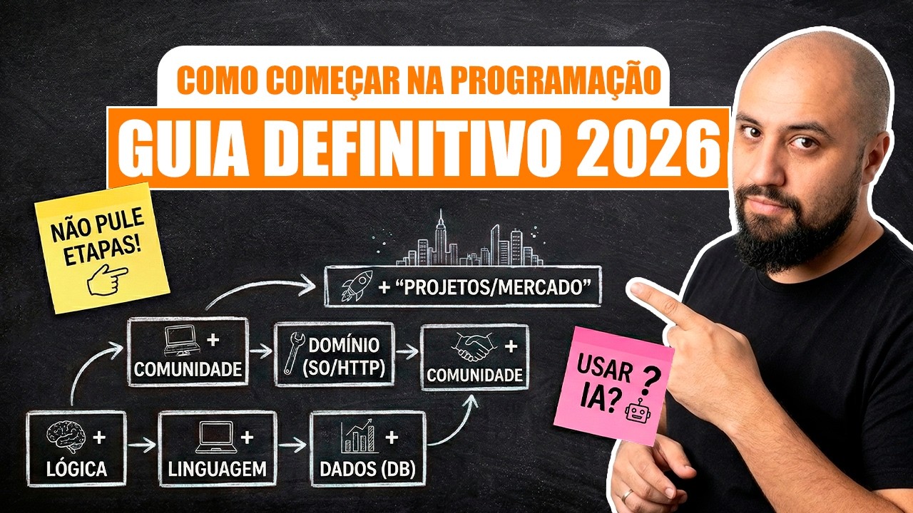 COMO EU COMEÇARIA NA PROGRAMAÇÃO EM 2026?