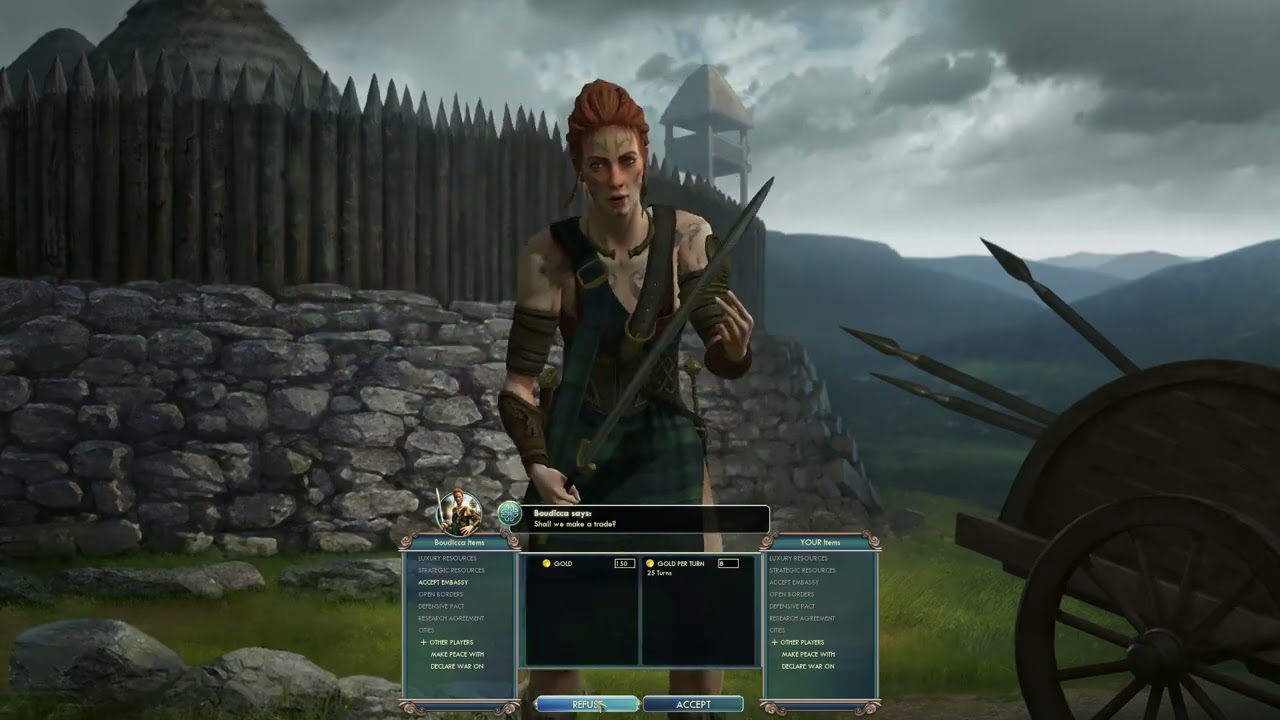 Conquering the Celts, French and Jerusalem in Civ V into the the Renaissance on Deity as England.