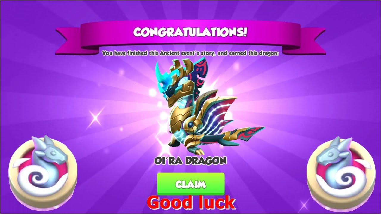 Finally i got Oi'ra Dragon-Dragon Mania Legends | Origin of wind Ancient Event | DML