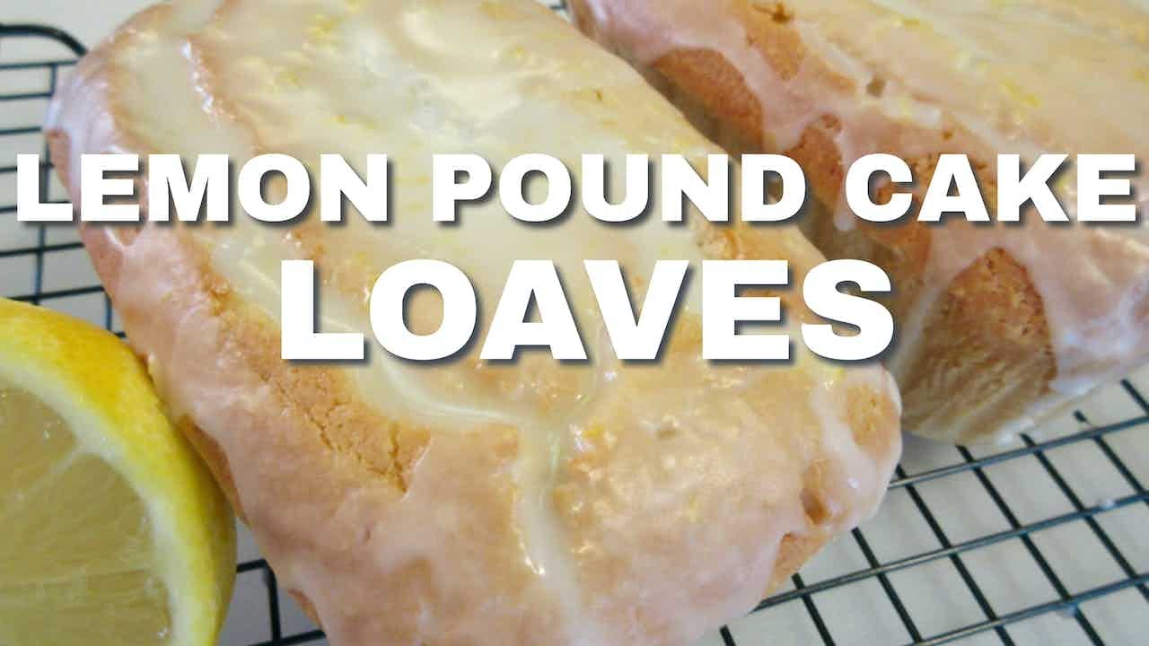 LEMON POUND CAKE | Makes 2 Mini Loaves | Easy DIY