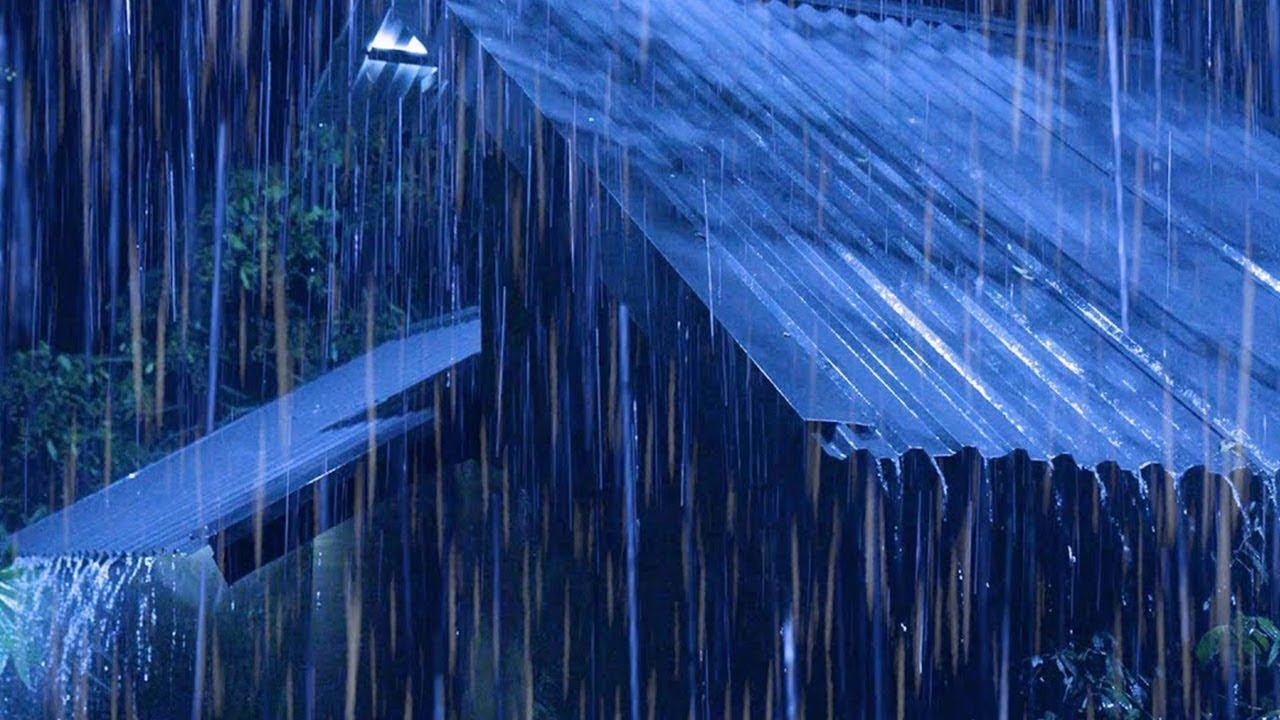 HEAVY RAIN AND THUNDER SOUNDS - DEEP SLEEP | Thunderstorm for Sleeping