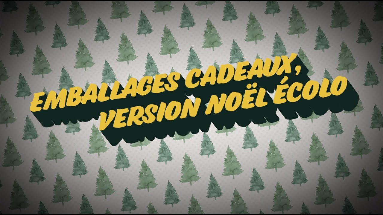 Emballages cadeaux, version No&euml;l &eacute;colo