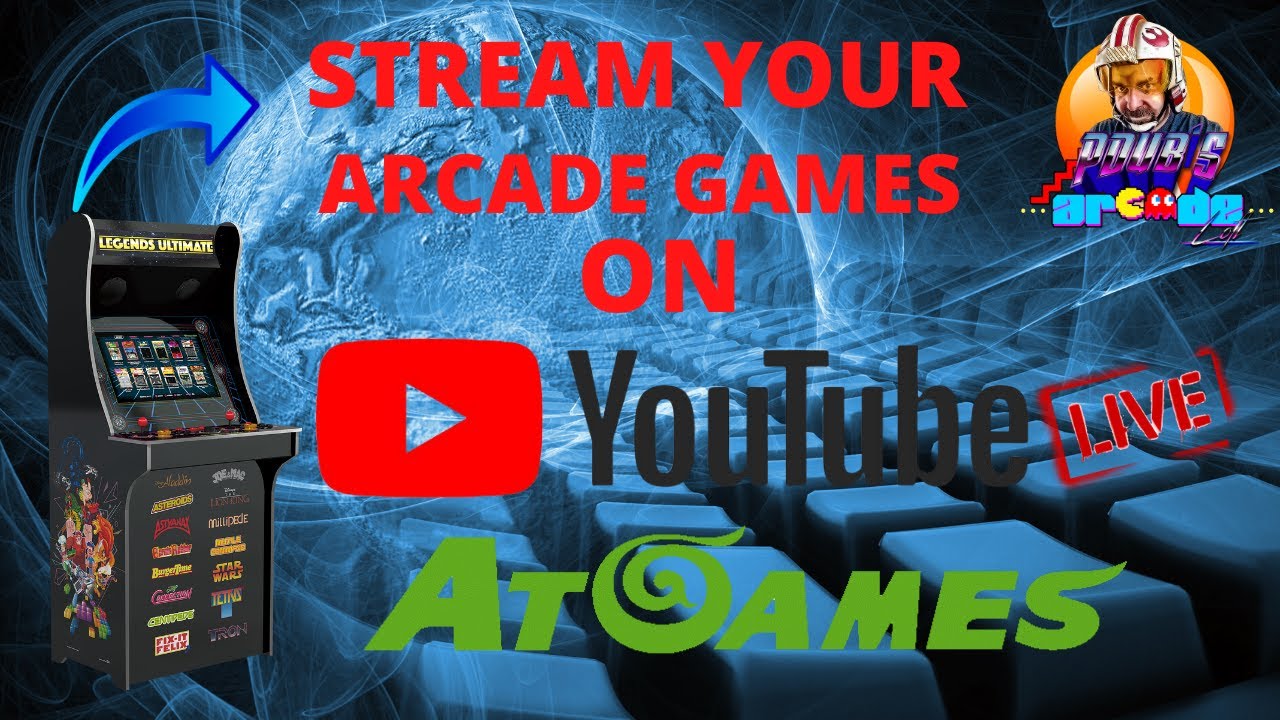 AtGames Legends Ultimate - How to Connect & Stream your Arcade on YouTube!  Firmware 4.12.0.