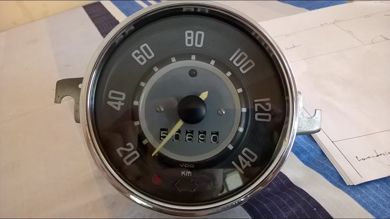 Passo a passo como arrumar hodômetro travado do fusca/How to fix a broken VW beetle odometer