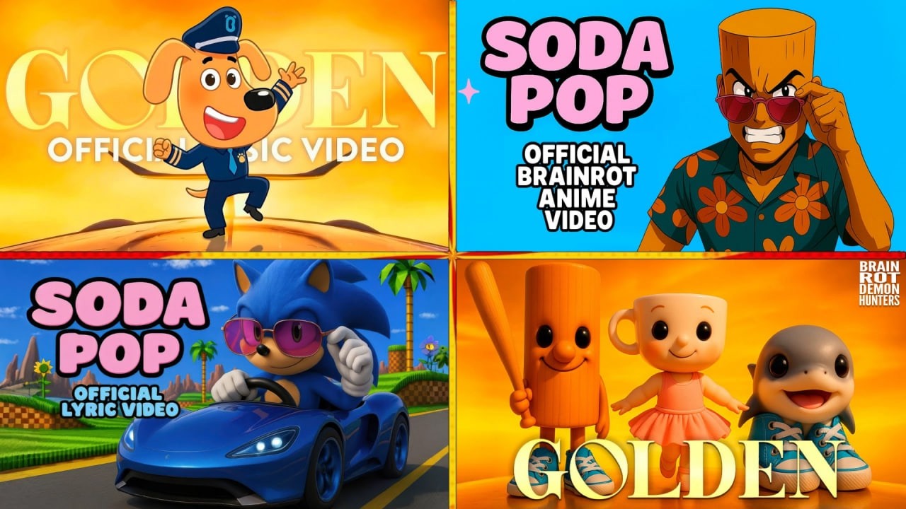 SHERIFF LABRADOR🆚TUNG TYNG TUNG SAHUR🆚NEW SONIC🆚BABY BRAINROT GLDEN MEGA BATTLE 🎵 Who Is BeST#75