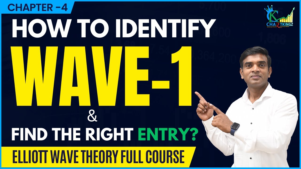 How to identify Elliott Wave 1 | Elliott Wave Theory Full Course in Hindi - Chapter 4 | Chartkingz