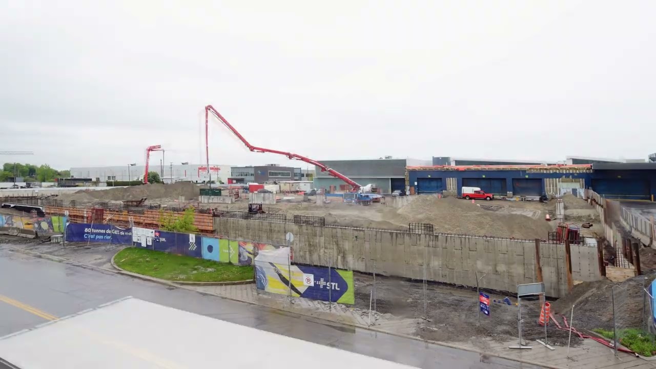 Timelapse: agrandissement du siège social de la STL