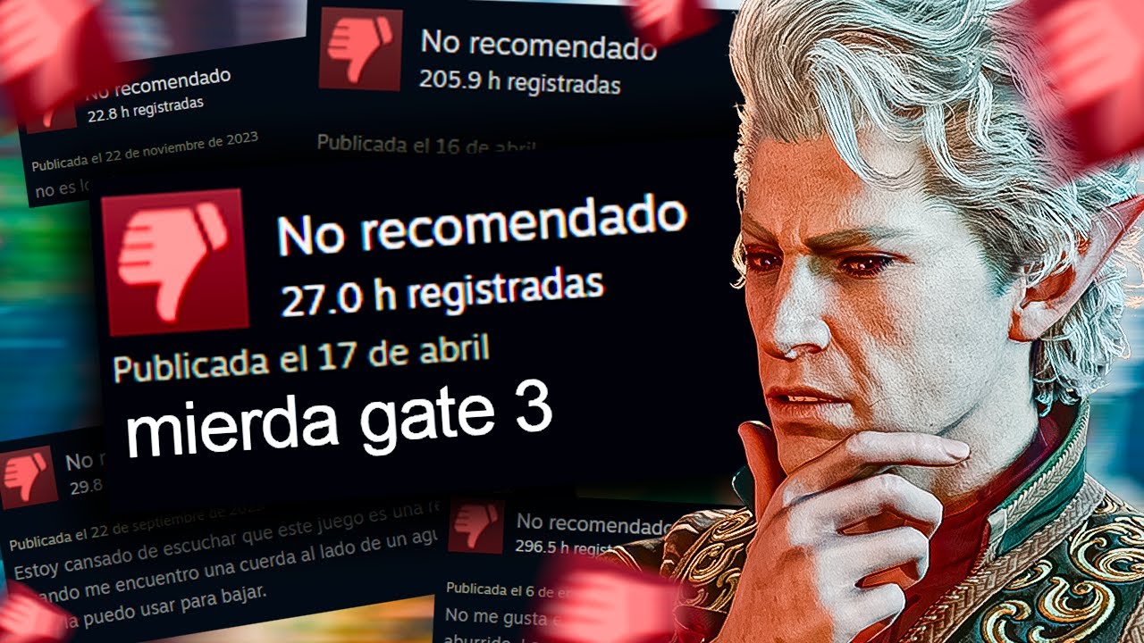 Las RESEÑAS NEGATIVAS de BALDUR'S GATE 3