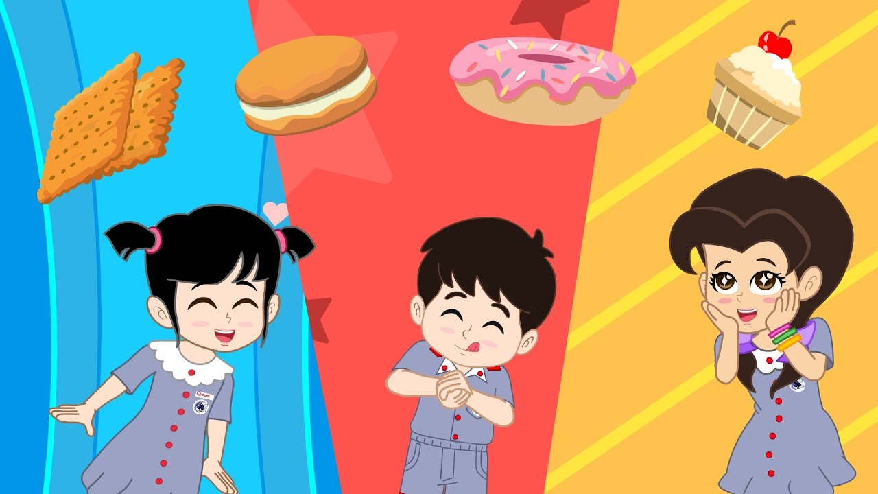 Wash Your Hands & Settle Down 😋🍰Snack Time Song🍪🥛 Q-dees Nursery Rhymes & Songs for Kids