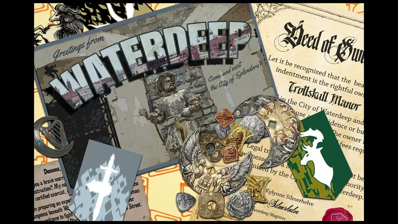 D&D Music & Ambience | Waterdeep City Travel, Rest, Exploration [Music to Relax/Study/Adventure to]