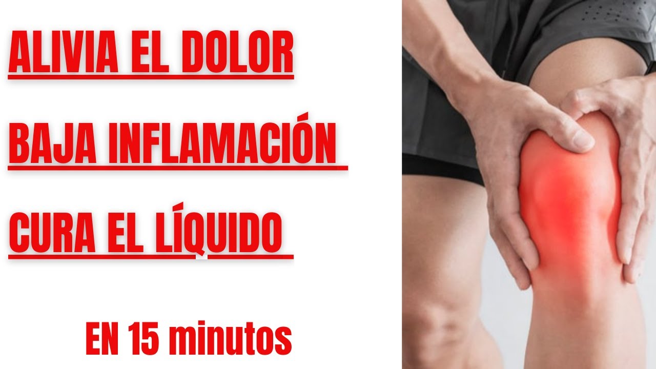 🛑🦵REDUCE EL DOLOR, LA INFLAMACIÓN Y EL LÍQUIDO DE TU RODILLA CON ESTA RUTINA DE 15 MINUTOS❗