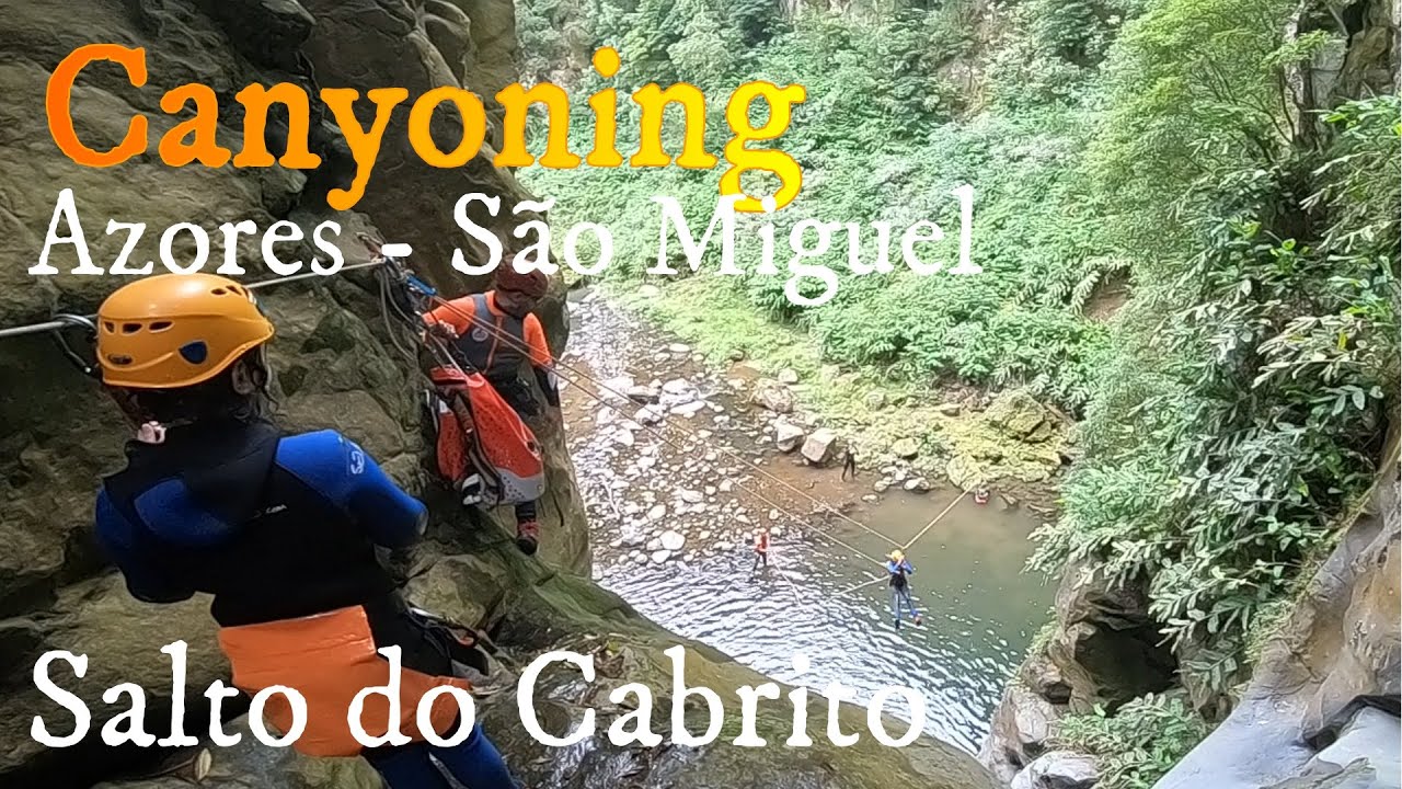 Canyoning in Salto do Cabrito -Azores - São Miguel